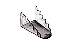 5'li Şeffaf Pleksiglas Küçük Boy Bıçak ve Çakı Standı