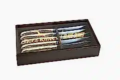 Bora 722 BS Boynuz Saplı Steak Bıçak (6'lı Set)