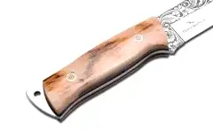 Bora Mamut Dişi Saplı Gravürlü Özel Tasarım ‘’Dost’’