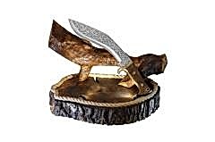 Bora Işıklı Ağaç Çakı/Bıçak Standı