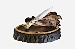 Bora Işıklı Ağaç Çakı/Bıçak Standı