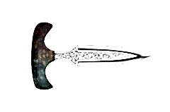 Bora Push Dagger Stabilize Saplı Gravürlü Bıçak