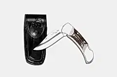 Bora 206 BPA Büyük Boy Geyik Boynuzu Saplı Çakı