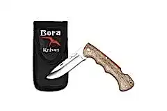 Bora 210 ZB Ergonomik Yuvarlak Uçlu Zeytin Ağacı Saplı Çakı